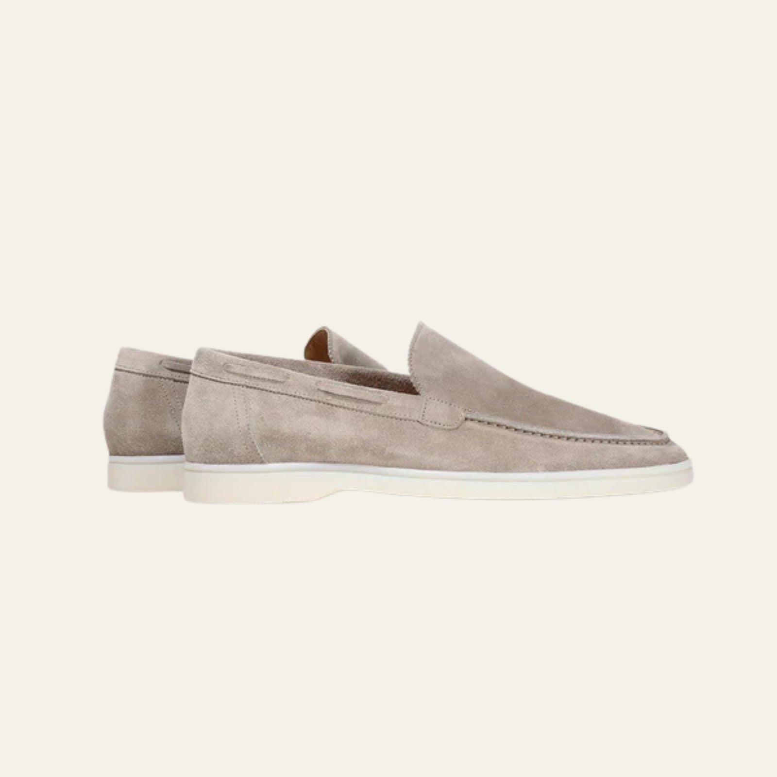 The Monaco Yacht Loafers Light Grey